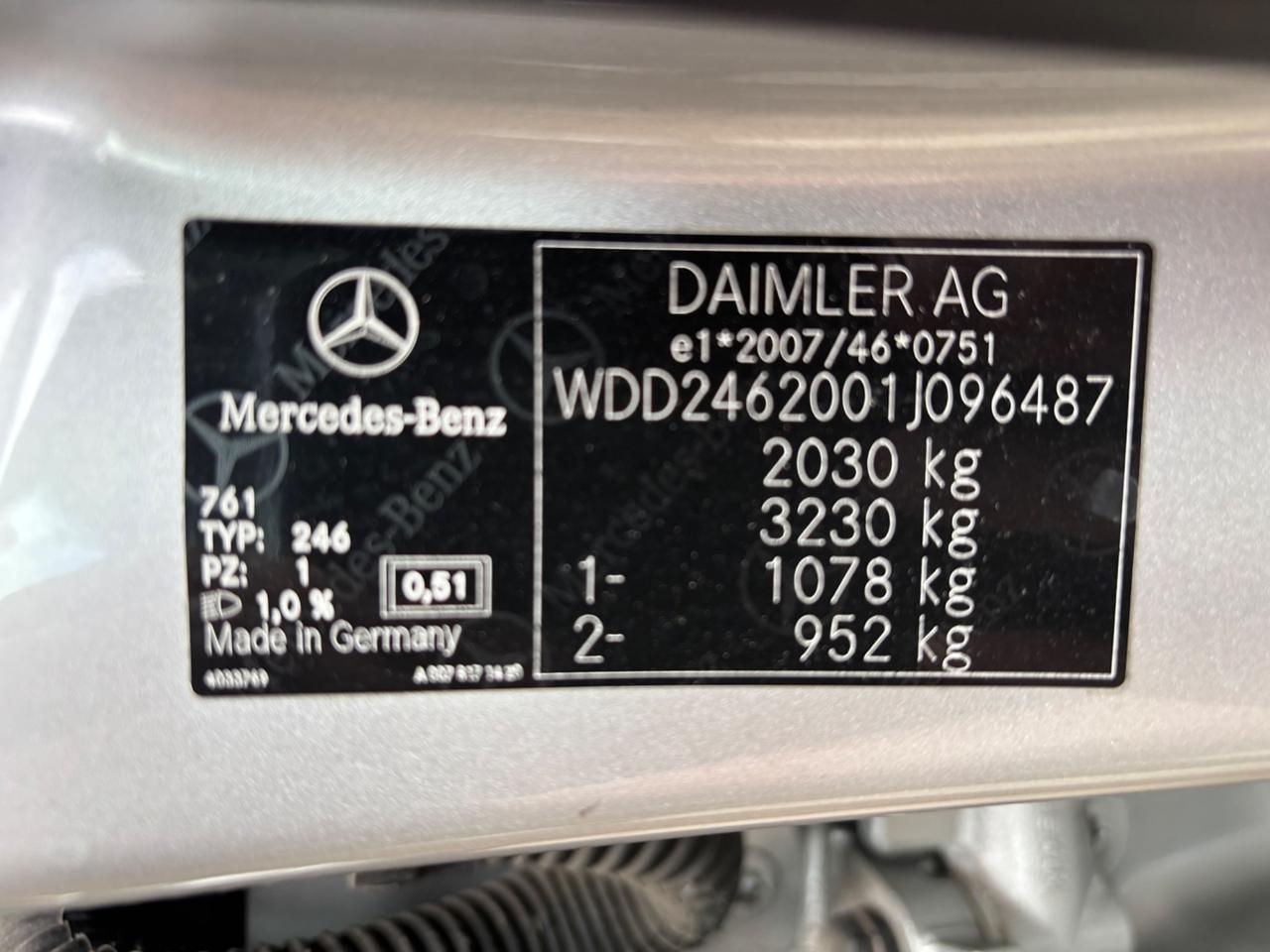Mercedes-benz B 180 CDI BlueEFFICIENCY Premium
