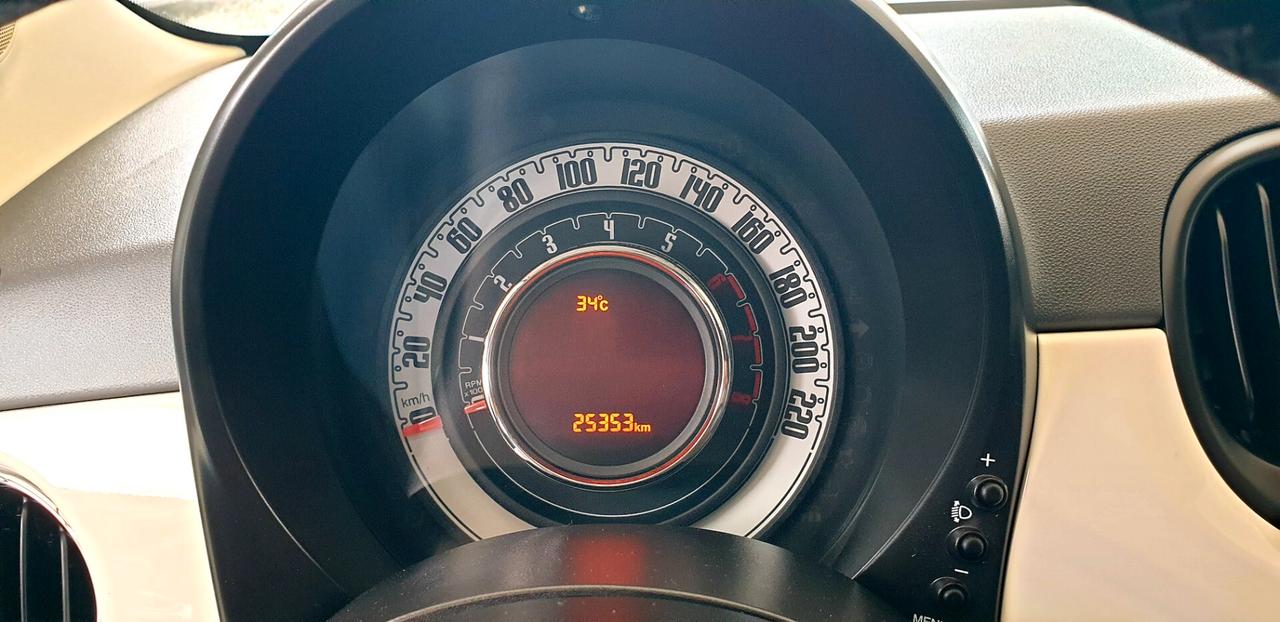 FIAT 500 1.2 BENZINA LOUNGE SOLI 25MILA KM EURO 6
