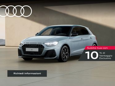 Audi A1 sportback 30 1.0 tfsi identity black 116cv s-tronic