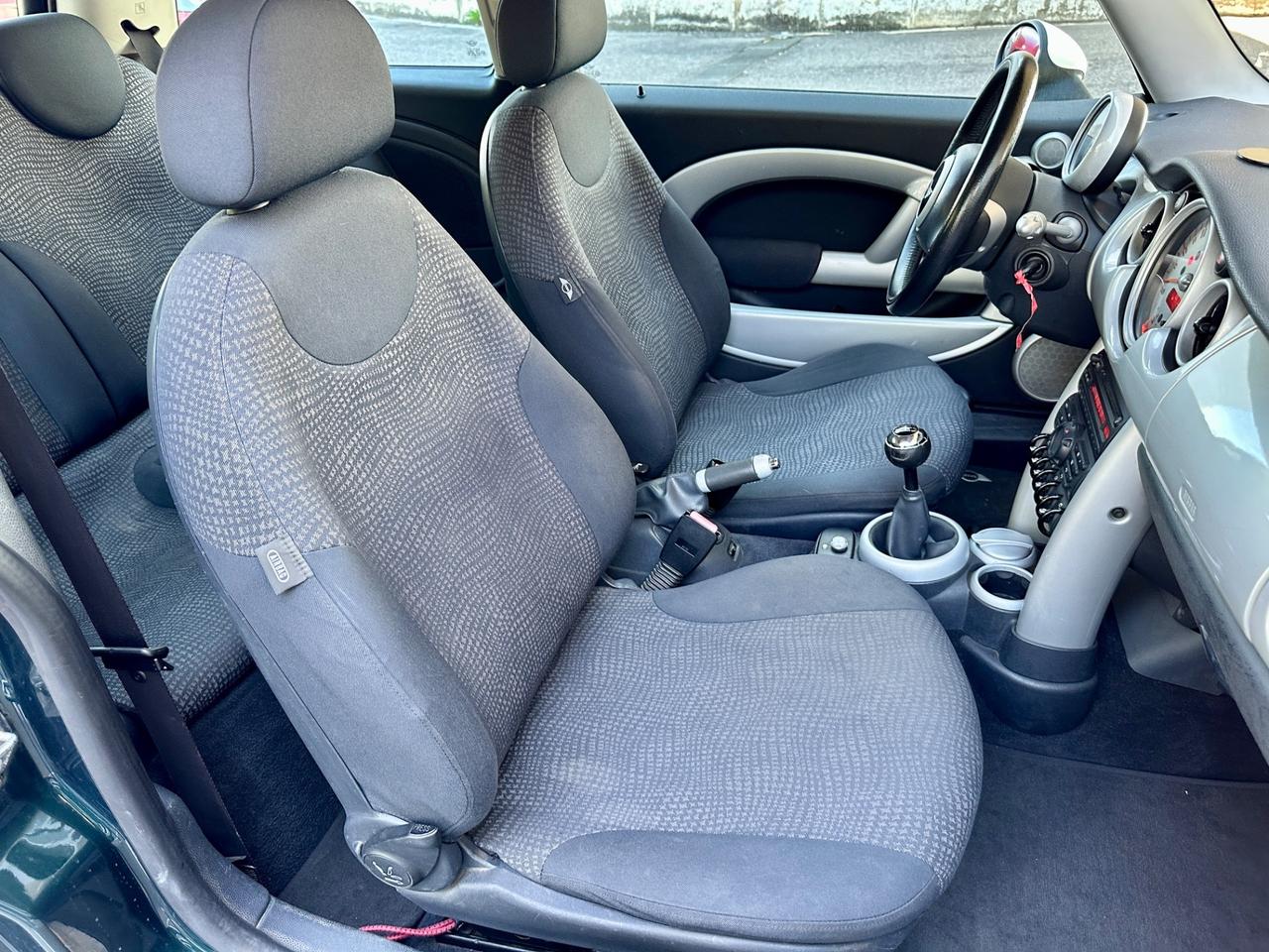 Mini 1.6 16V Cooper Unico Proprietario Neopatentati