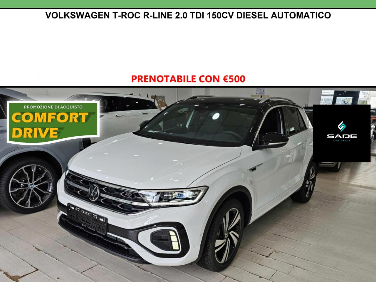 Volkswagen T-Roc 2.0 TDI SCR 150 CV DSG R-Line