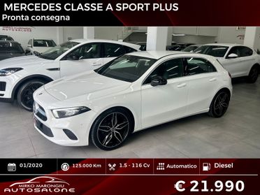 Mercedes CLASSE A Sport PLUS finanziabile