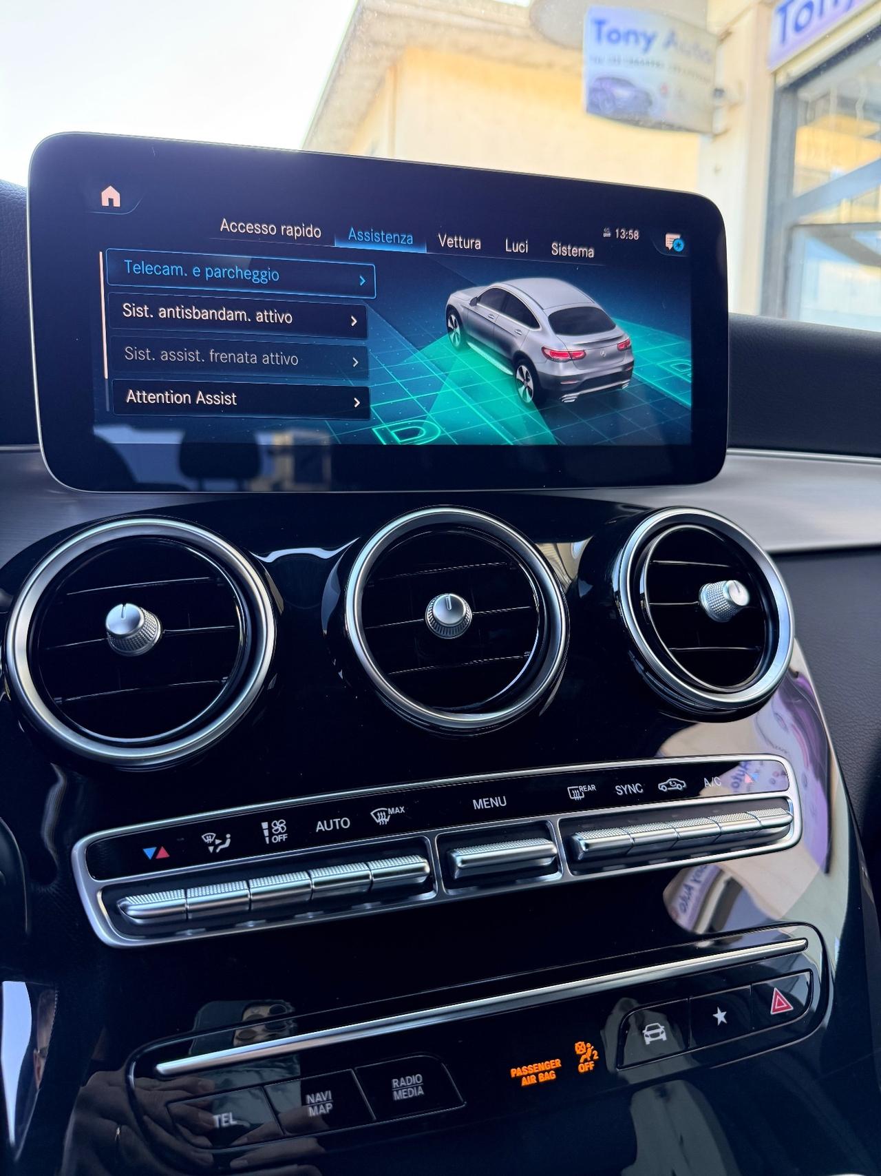 Mercedes-benz GLC 300 Coupe 300d Premium Plus 4matic NAVI,TELECAMERA,APPLE CARPLAY,VIRTUAL COCKPIT,AZIENDALE