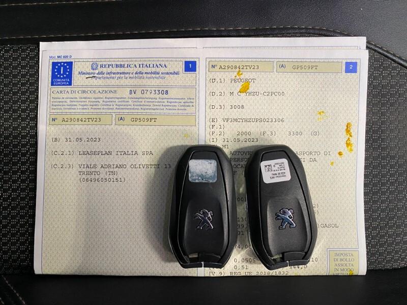 Peugeot 3008 1.5 HDi 130CV EAT8 GT NAV+PEL+RCAM+FULLED+CRUISE+