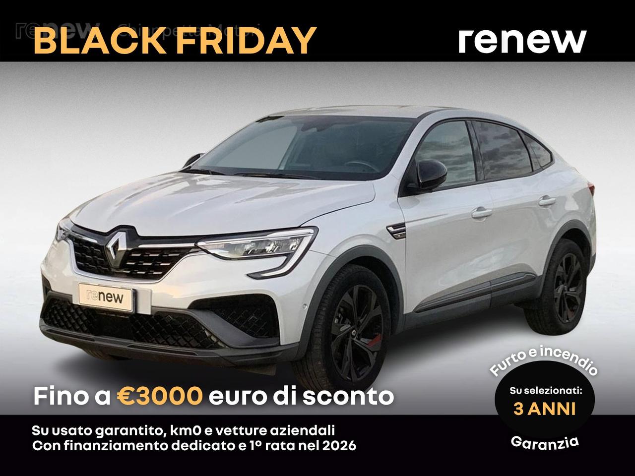 Renault Arkana 1.6 e-tech full hybrid r.s. line 145cv