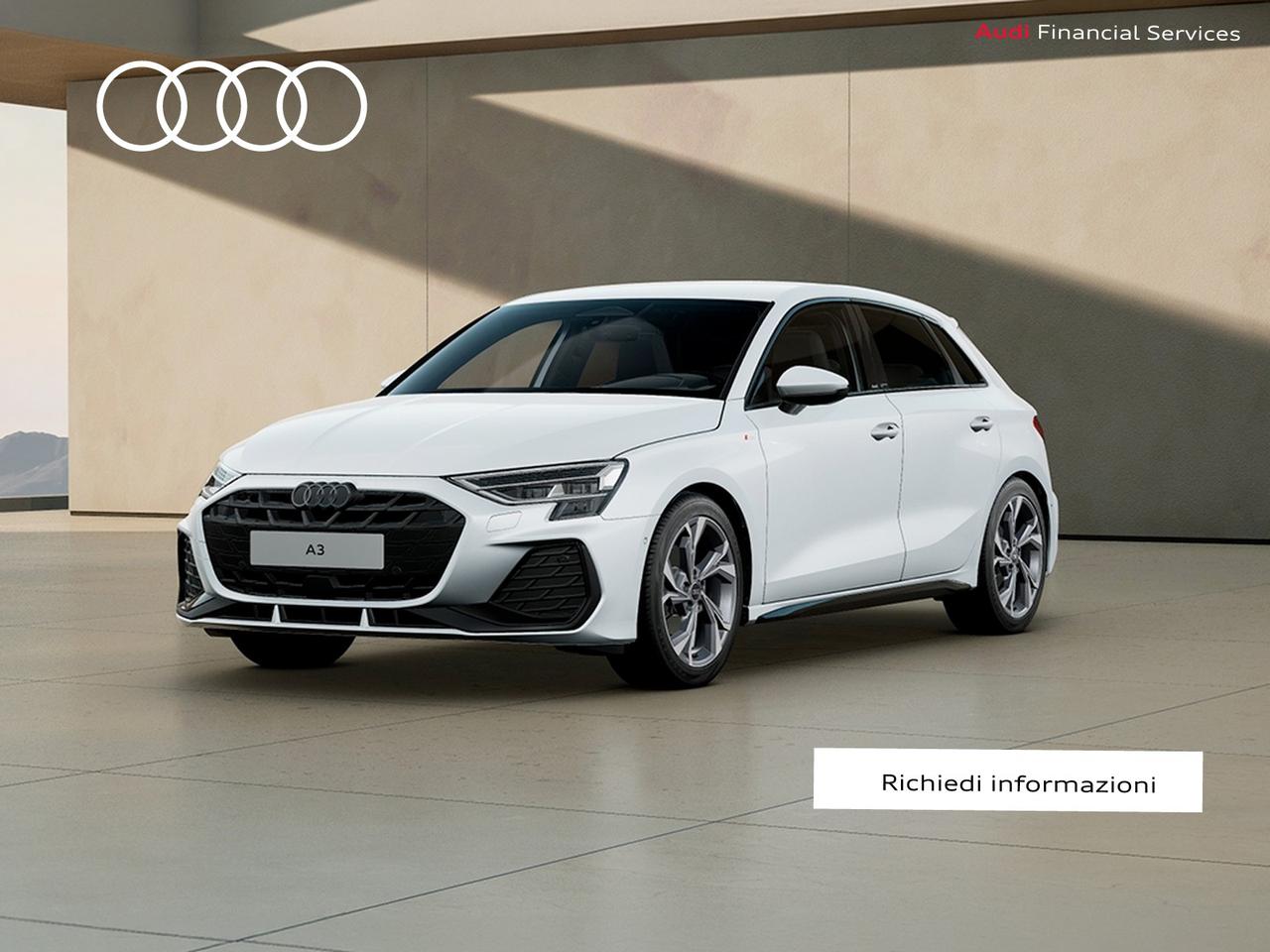 Audi A3 sportback 1.5 tfsi mhev s line edition 150cv s-tronic