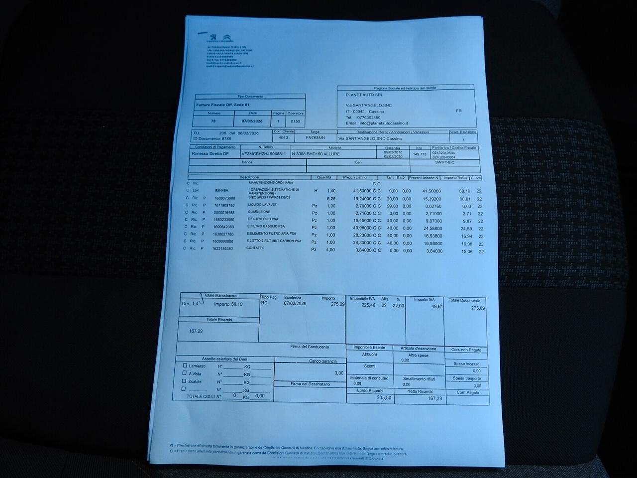 PEUGEOT 3008 1.6 BlueHDi 120CV