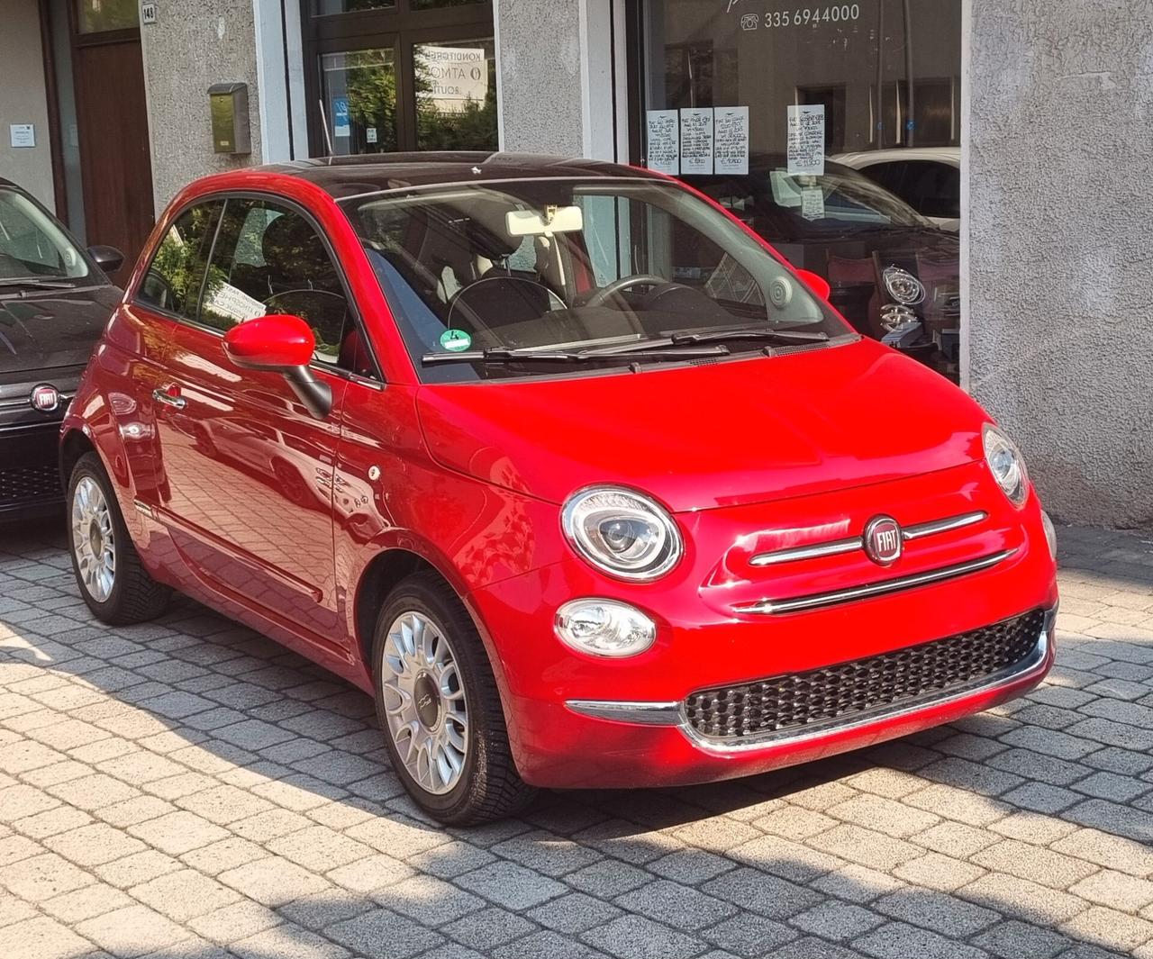 Fiat 500 1.2 Lounge 69 cv anno 2018 km 62000