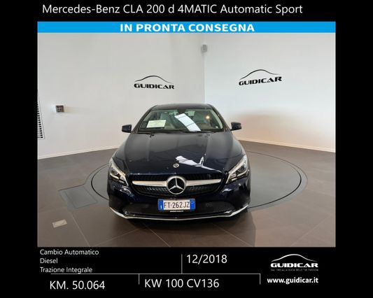 Mercedes-Benz Classe CLA (C117) CLA 200 d 4Matic Automatic Sport