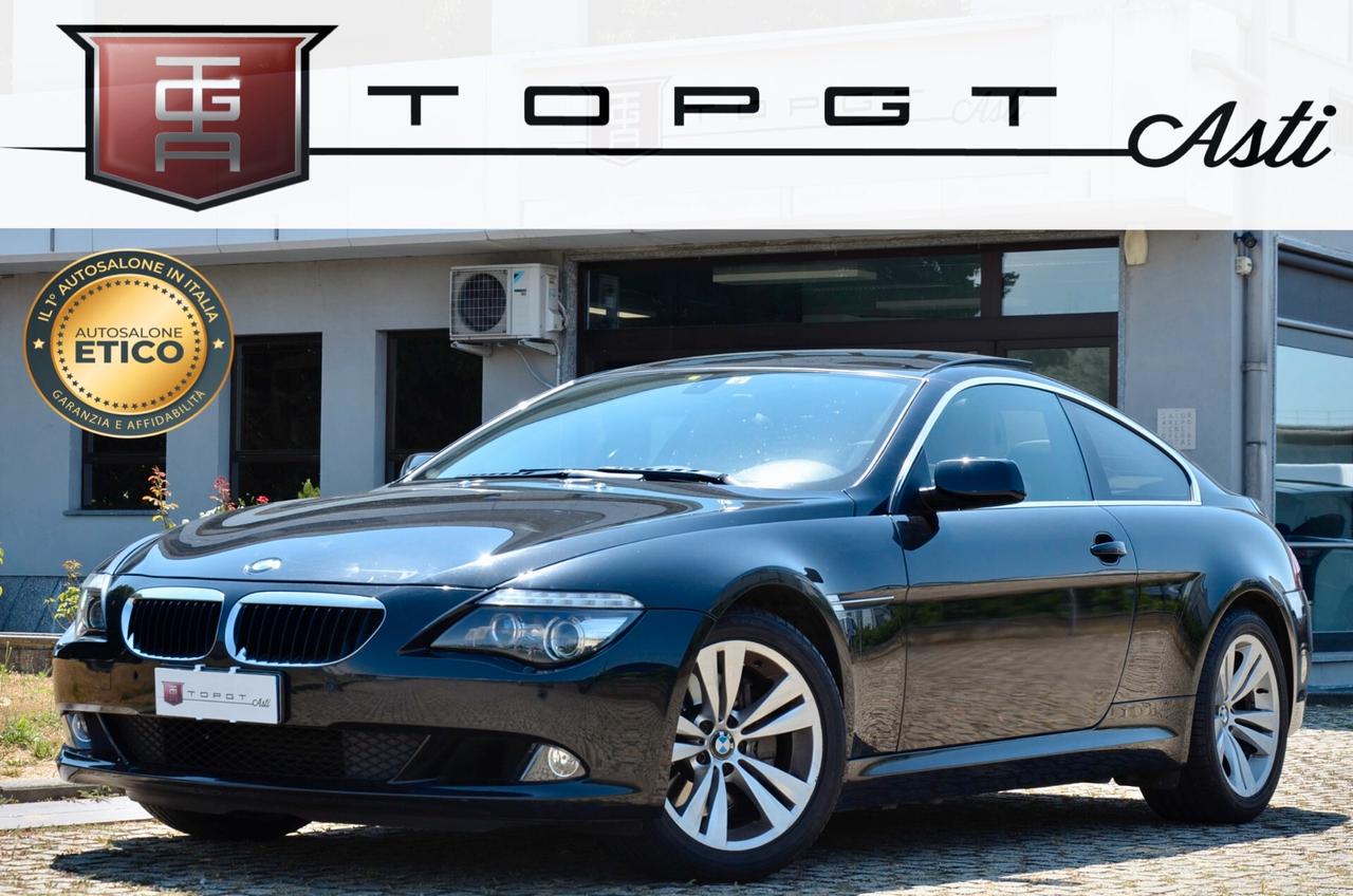 BMW 635d COUPE 3.0 FUTURA 286cv AUT, UFF ITALIANA, SERVICE BOOK PRESENTE, TETTO, PERMUTE