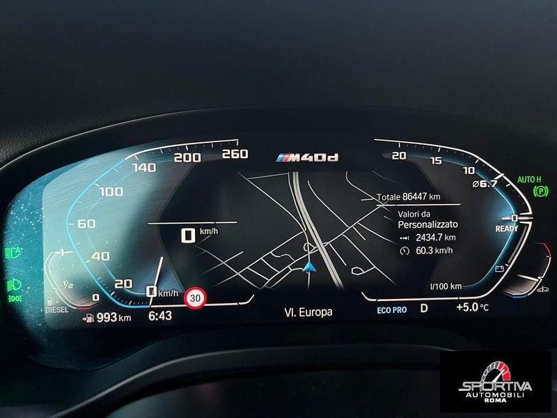 BMW X4 UNICO PROPRIETARIO TUTTA TAGLIANDATA BMW X4 xDriveM40d 48V