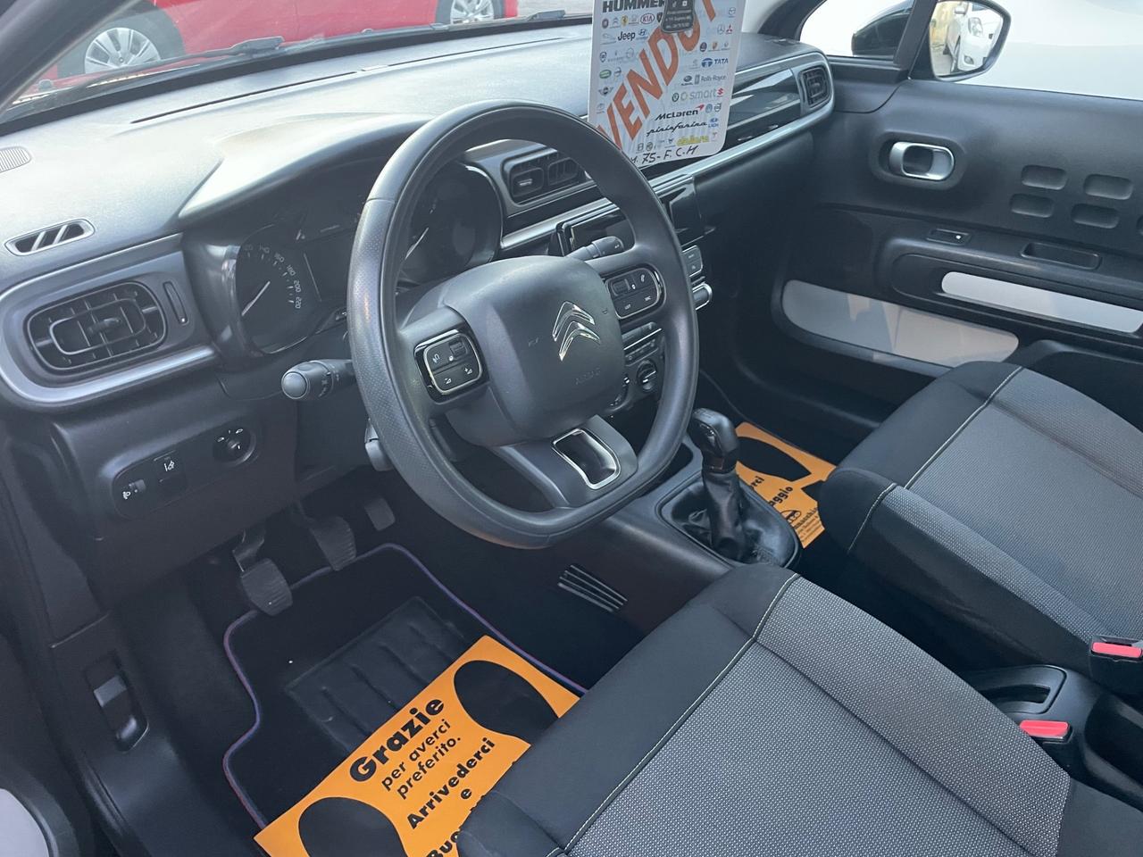 CITROEN C3 1.2 BENZINA 82 (CV) 2017