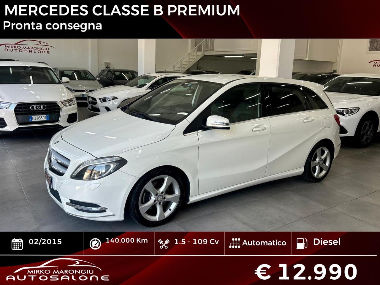Mercedes CLASSE B Premium FULL FINANZIABILE
