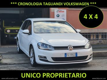 VOLKSWAGEN Golf 1.6 TDI 110 CV 5p. 4MOTION Highline
