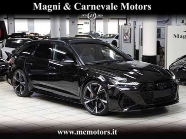 Audi RS6 AVANT|CARBOCERAMIC|TETTO|B&O 3D|HEAD-UP|BLACK PACK