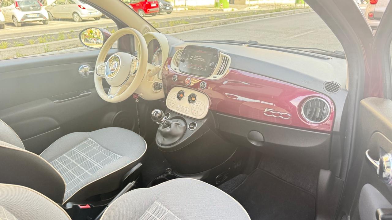 Fiat 500 1.2 GPL EasyPower Lounge LED CAR PLAY PANORAMA PDC BLUETOOTH CERCHI 15