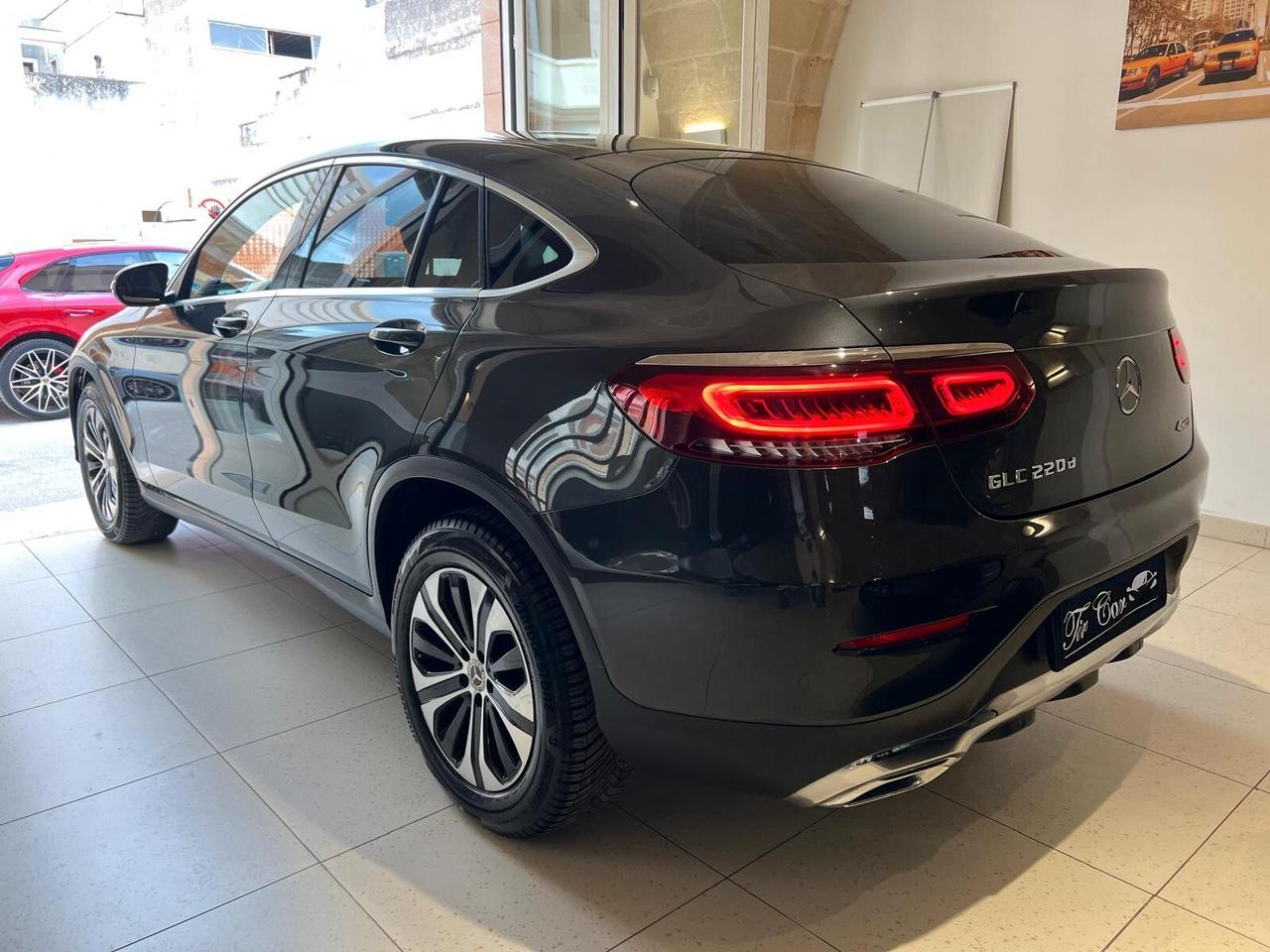 MERCEDES GLC 220D COUPE' 4MATIC SPORT 2.0 194CV PELLE NAVI CAM ANNO 2021