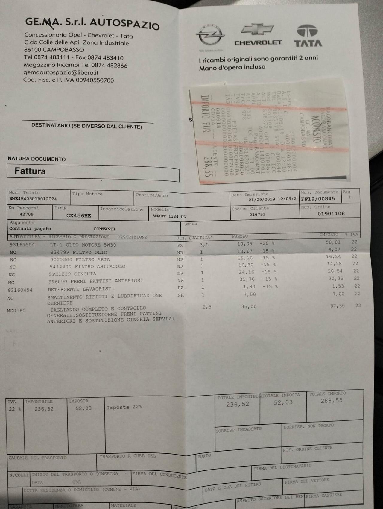 Smart ForFour 1.1 pure clima