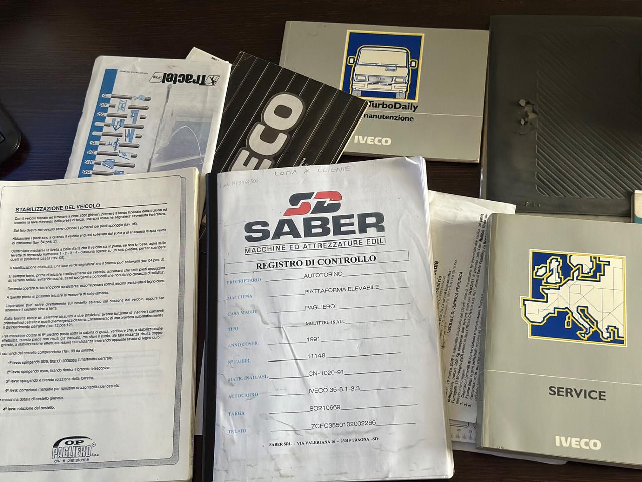 Fiat Daily 35.8 Piattaforma aerea SOLO 12 MILA KM