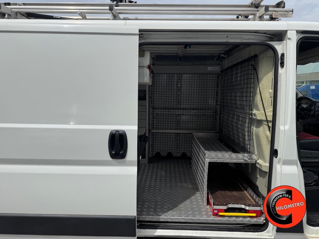 Fiat Ducato 33 2.3 MJT 130 CV ALLESTITO EX ENEL (PC-TN L1H1)SENSORI-POCHISSIMI KM!-PORTAPACCHI-