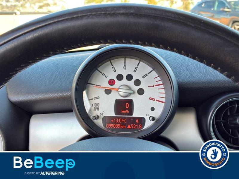MINI Mini 3 porte 1.6 COOPER 122CV FL
