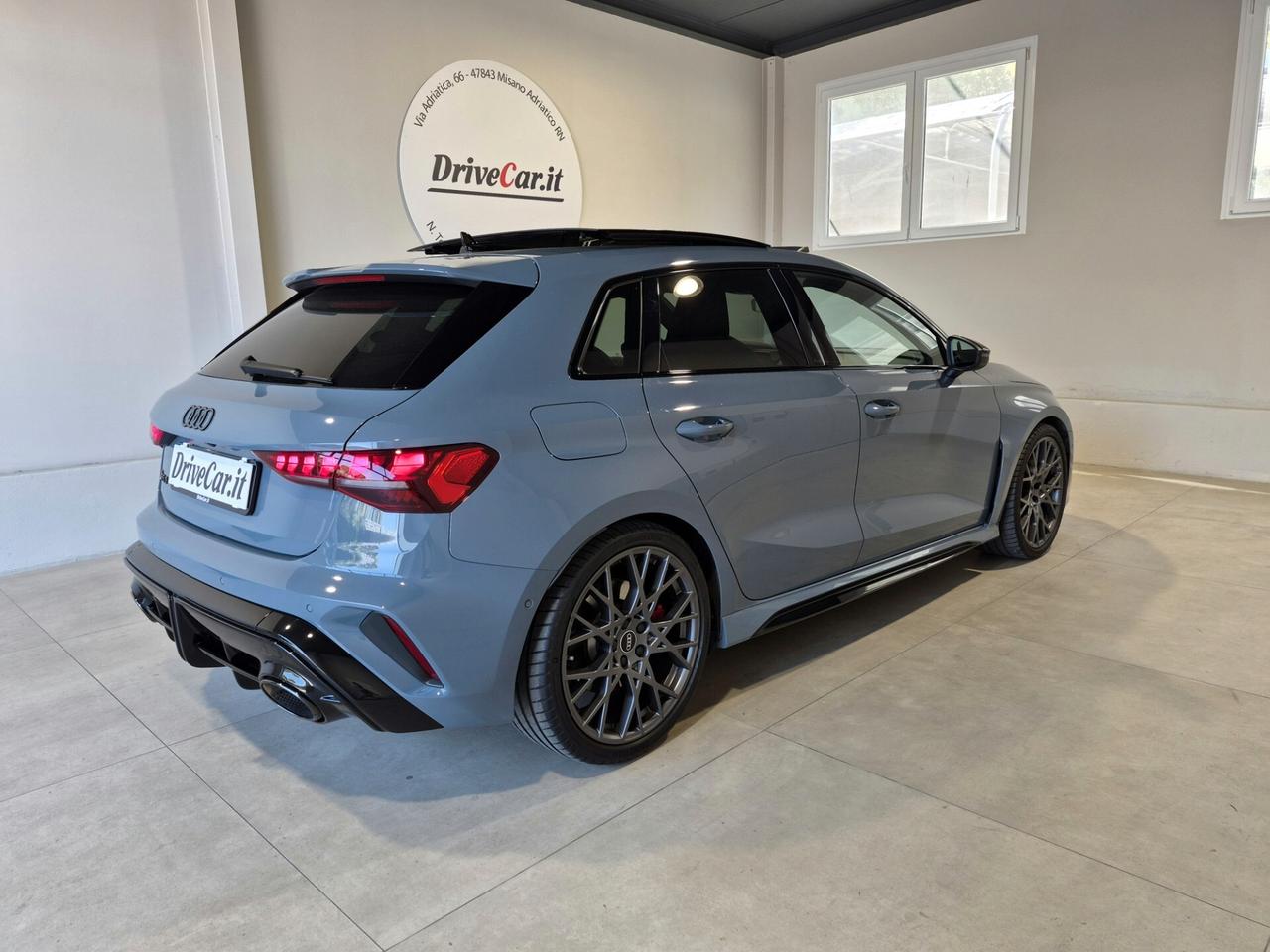 Audi A3 RS3 SPB SCARICHI TETTO MATRIX CARBONIO SONOS PELLE ACC PINZE ROSSE C19 280KM/H
