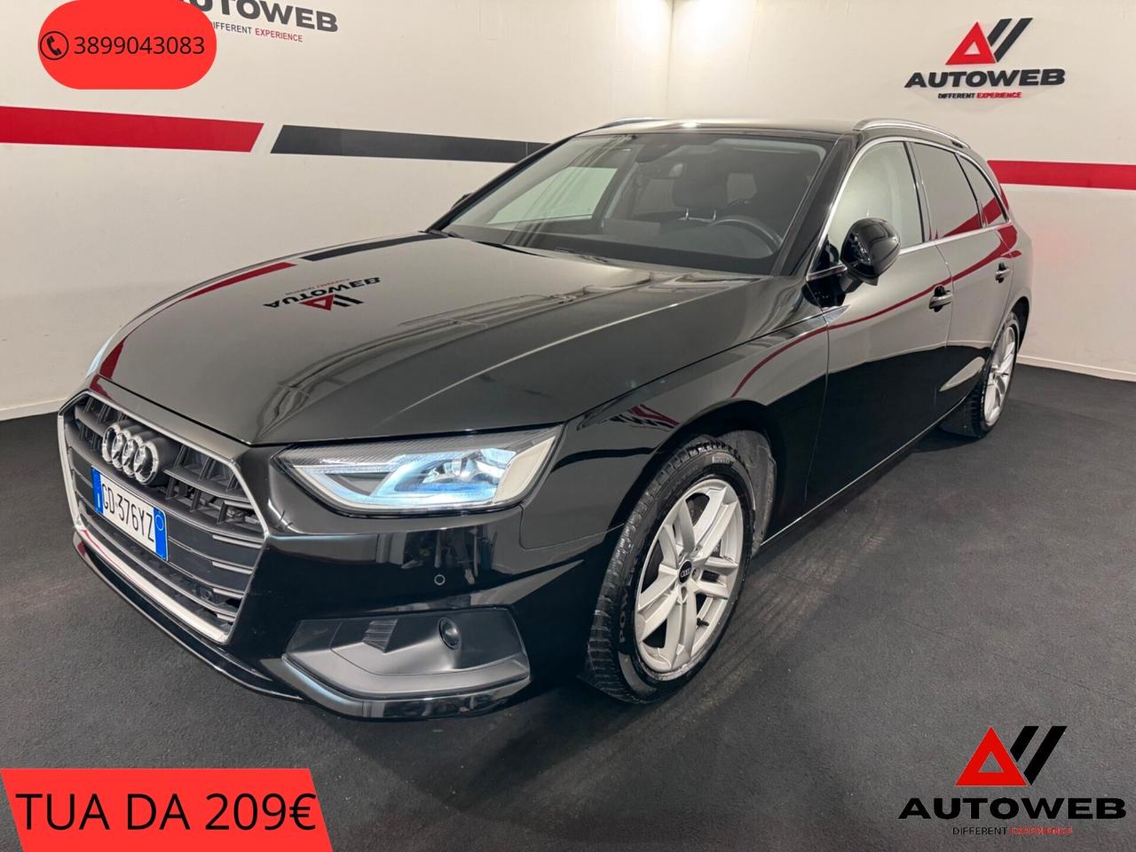 A4 Avant 2.0 Advanced FARI FULL LED, SENSORI ANT & POST, CRUISE ADATTIVO, APPLE CARPLAY E ANDROIDAUTO