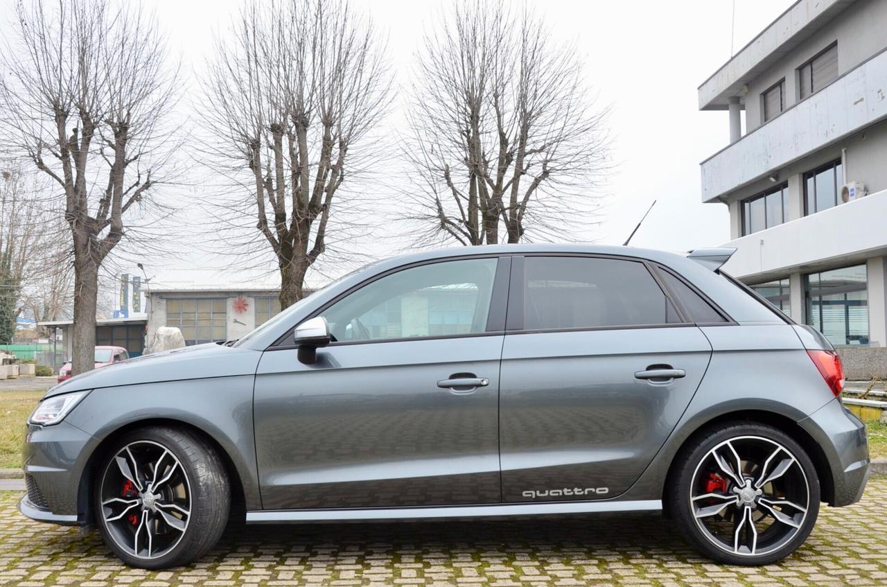 AUDI S1 SPORTBACK 2.0 TFSI QUATTRO 231cv 5p, UFF ITALIANA, SERVICE AUDI, SEDILI GUSCIO, PELLE, XENO, PERMUTE
