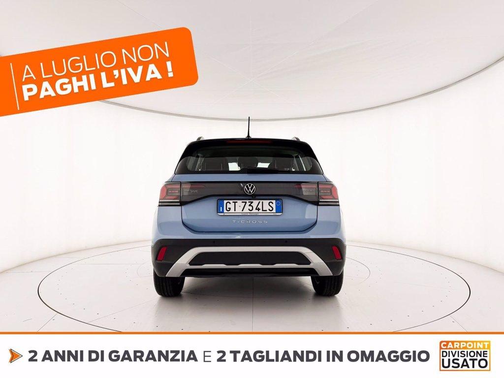 VOLKSWAGEN T-cross 1.0 tsi life 115cv dsg del 2024