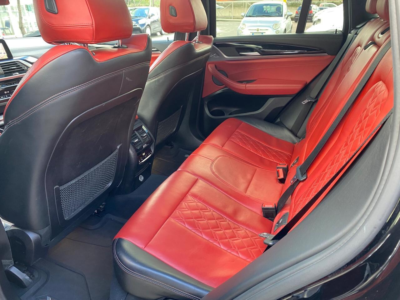 Bmw X4 M40 x drive TETTO INTERNI ROSSI