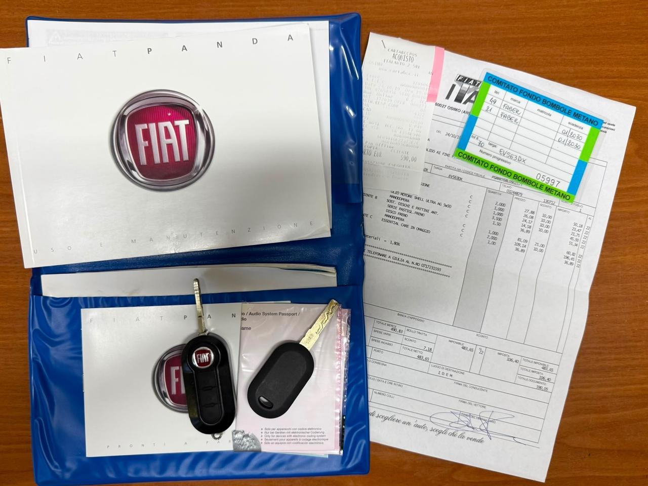 Fiat Panda Natural Power Neopatentati Uniproprietà