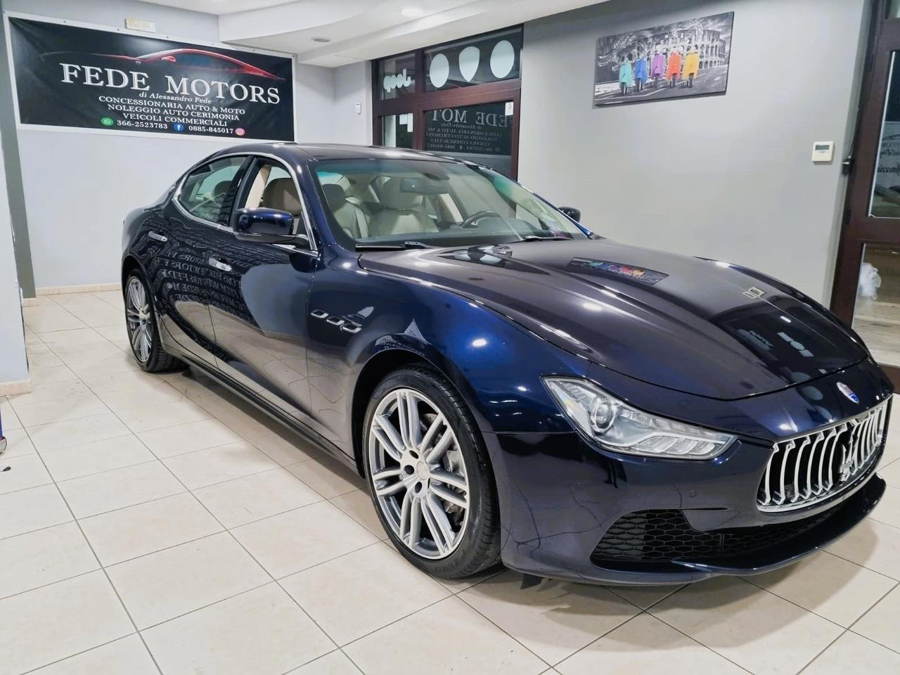 MASERATI GHIBLI 3.0 275cv TENUTA MANIACALMENTE