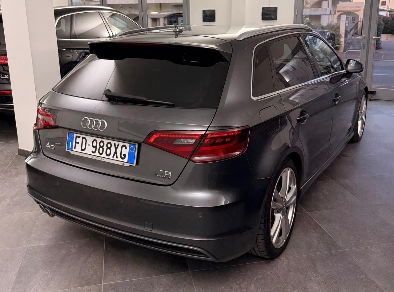 Audi A3 2.0 TDI 184 CV S-Line S-tronic quattro