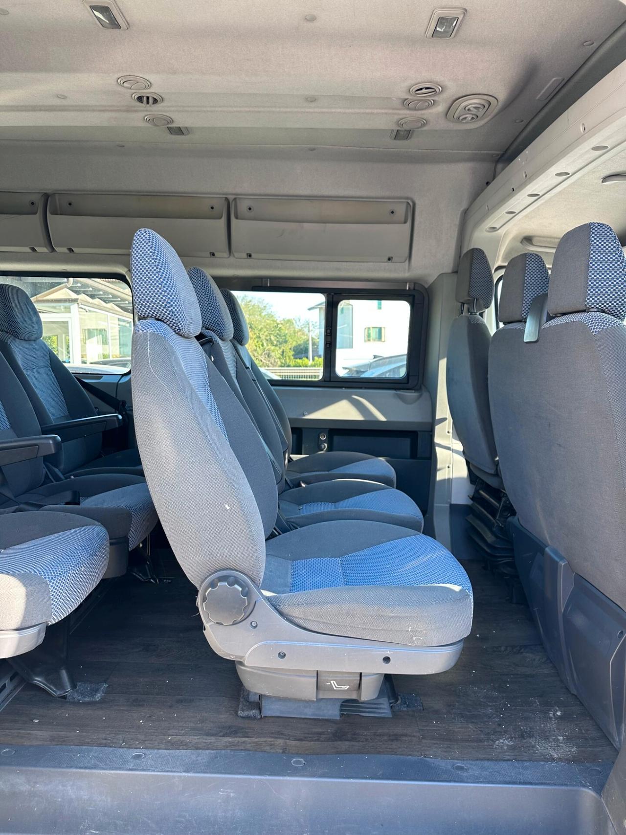 FIAT DUCATO 9 POSTI 33 2.3 MJT PL-TM PANORAMA 9 POSTI PASSO LUNGO TETTO ALTO GANCIO TRAINO