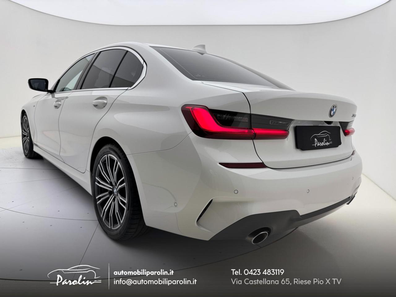 BMW Serie 3 Berlina 318d 48V Msport auto LED-CarPlay-Telecamera
