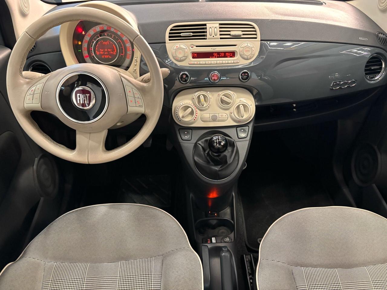 Fiat 500 1.2 EasyPower Lounge 69CV Gpl Tetto Panoramico