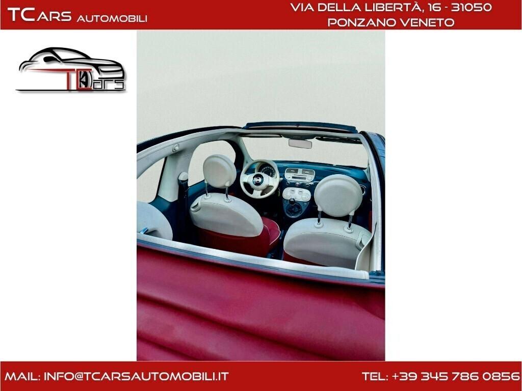 FIAT 500C CABRIO 1.2 BENZINA 3 ANNI GARANZIA TOP