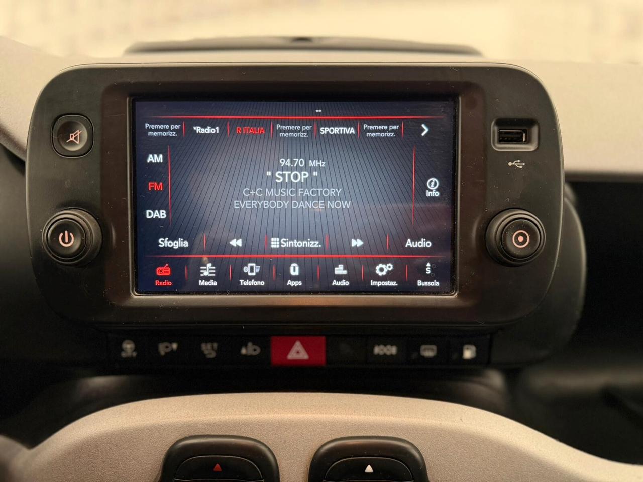 Fiat Panda 0.9 Sport BENZ+METANO-KM CERTIFICATI-PERMUTE-12 MESI GARANZIA