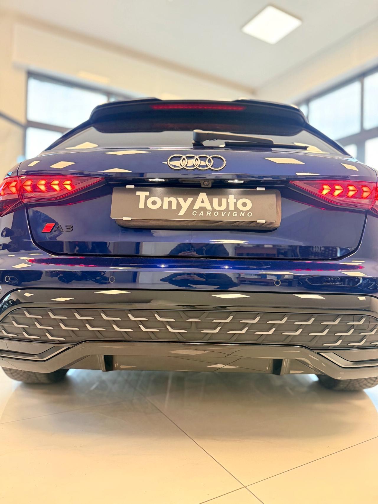 Audi A3 SPB 35 TDI S tronic line edition PACCHETTO LUCI SOFFUSE,APPLE CARPLAY,NAVI,TELECAMERA,FARO MATRIX