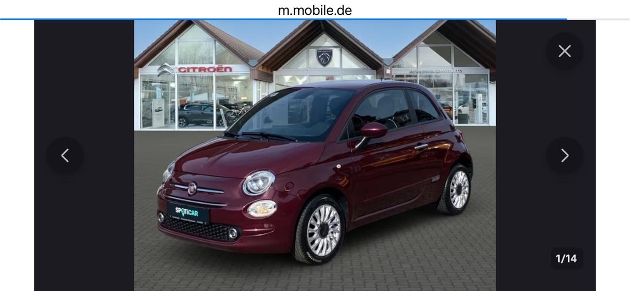Fiat 500 1.0 Hybrid Lounge