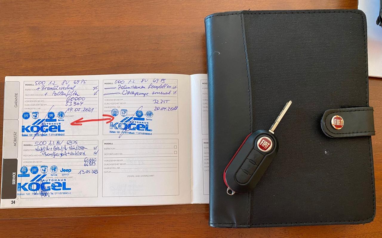 Fiat 500 1.2 KM CERTIFICATI FIAT- GARANZIA - UNIPRO'