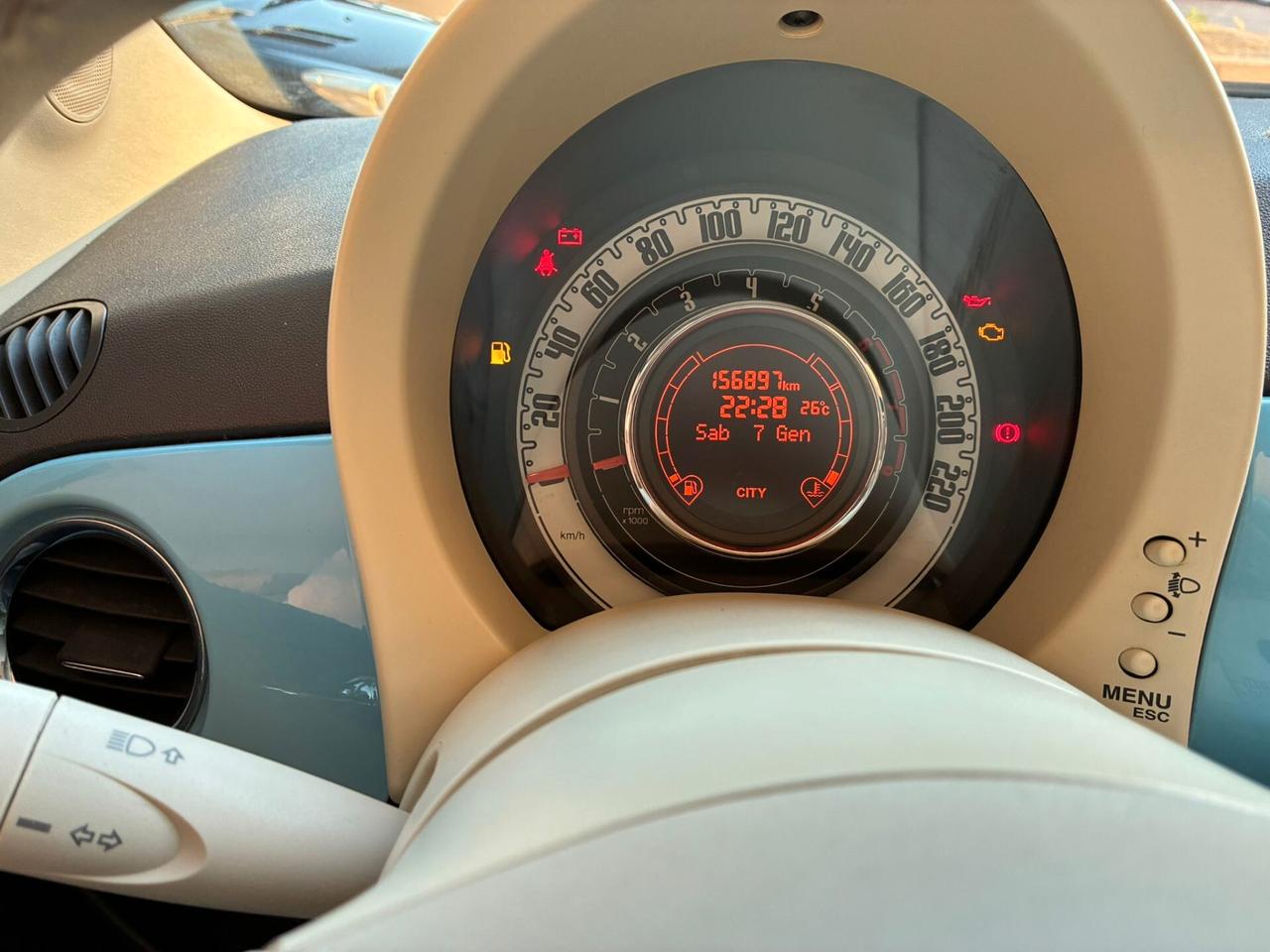 Fiat 500 1.2 Lounge tetto apribile-11