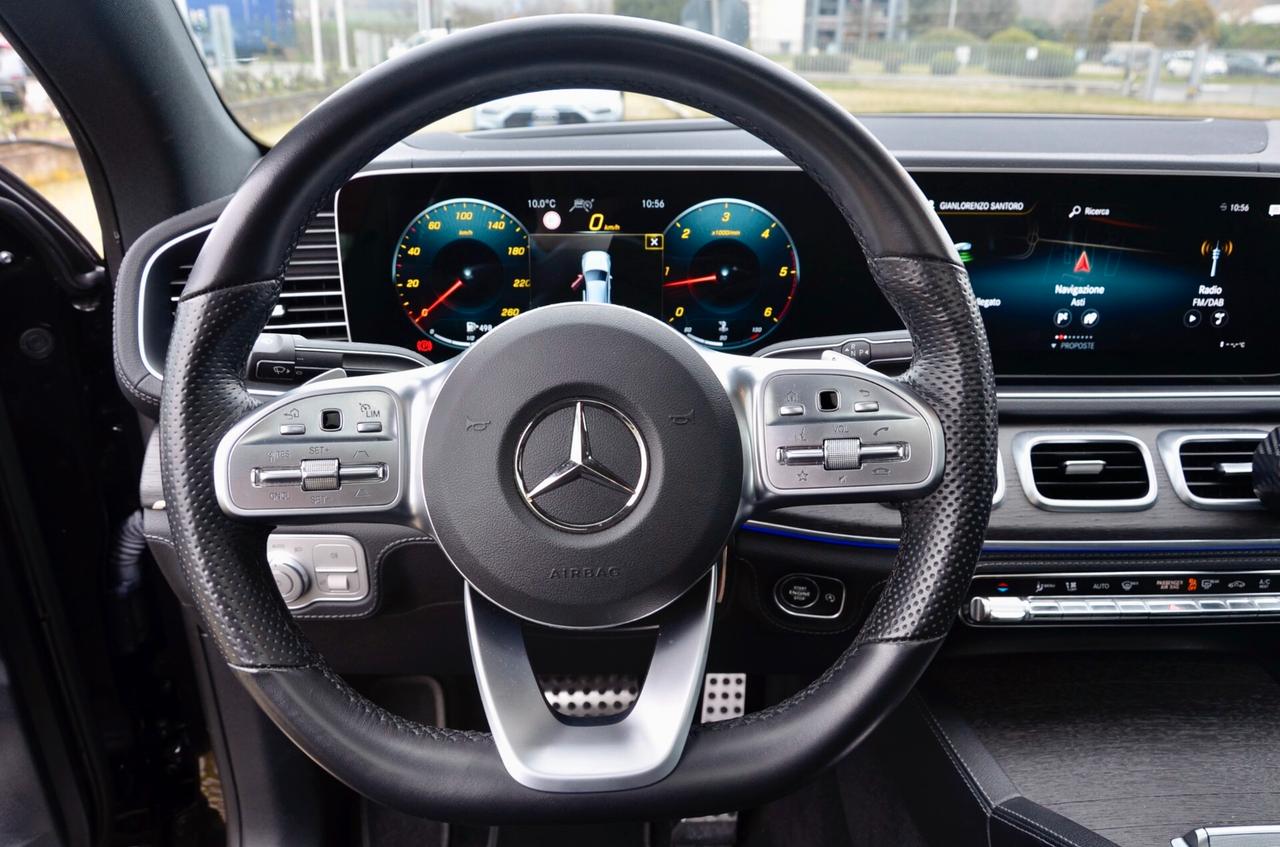 MERCEDES GLE COUPE 350d PREMIUM PRO 4matic 272cv AUT, UNICOPROPRIETARIO, SERVICE MERCEDES, TETTO, HI-FI BURMESTER, HIGH BEAM, RETROCAMERA 360, 22", PERMUTE