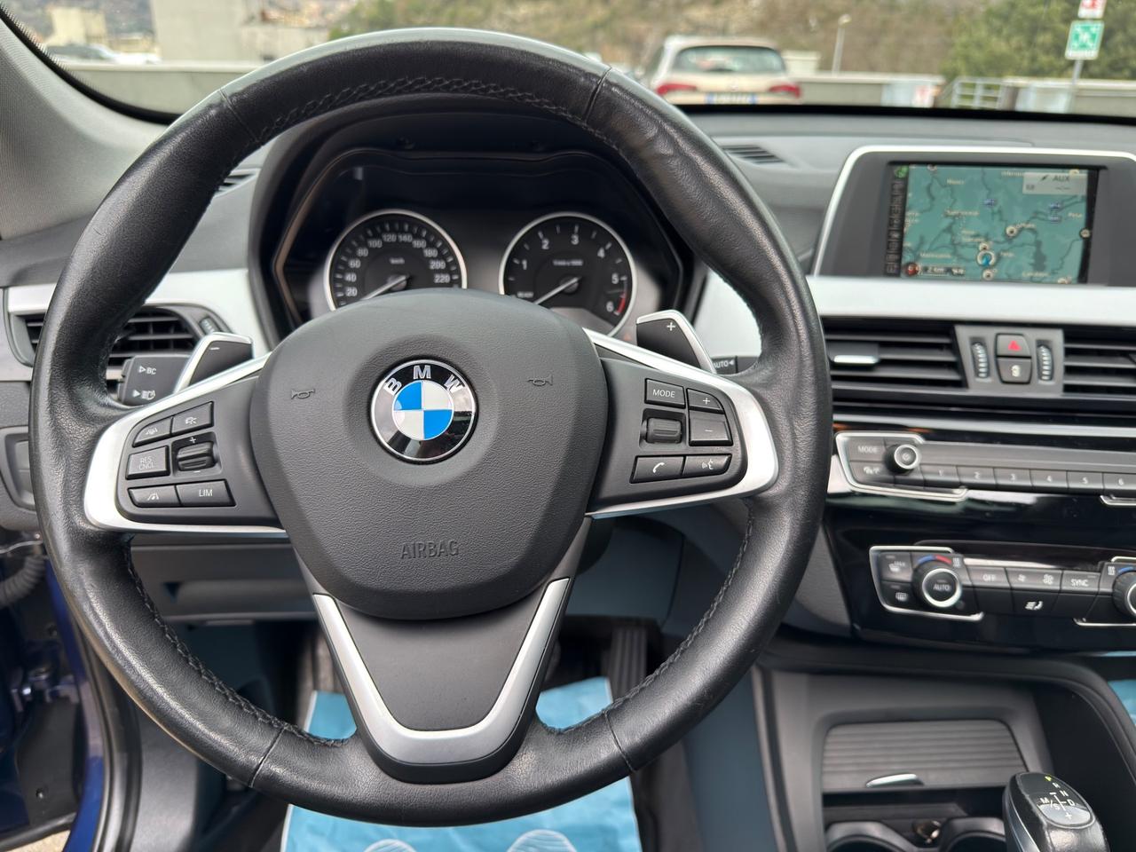 BMW X1 18d F48 XDRIVE AUTOMATICA - TETTO APRIBILE - PELLE - NAVIGATORE