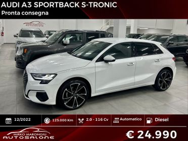 Audi A3 SPB 30 TDI S tronic FINANZIABILE