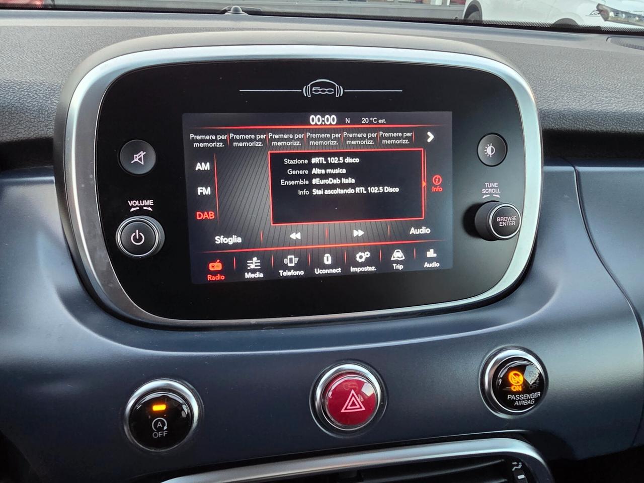 Fiat 500X 2022 1.3 MultiJet 95 CV Club Euro 6