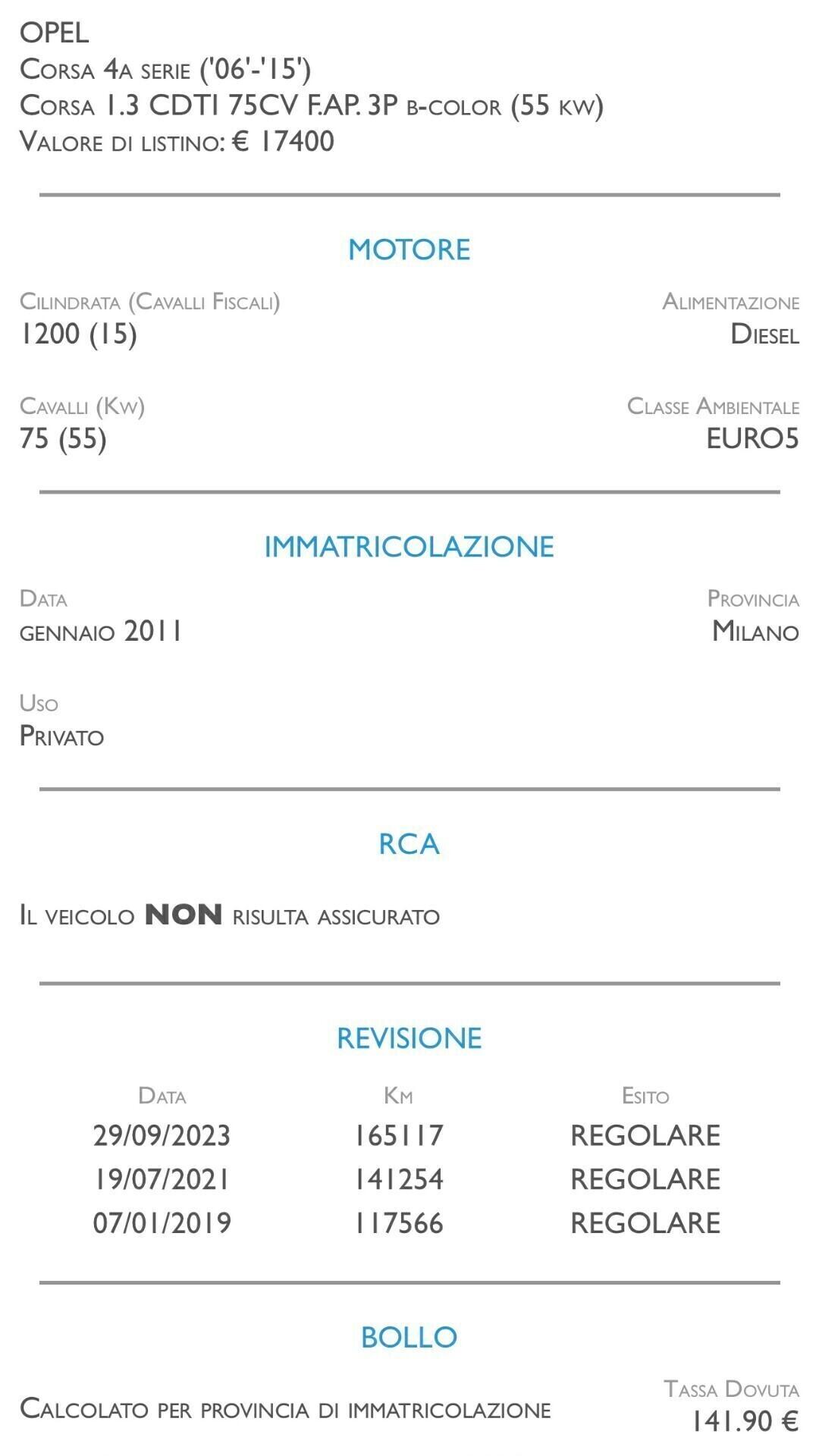 Opel Corsa 1.3 CDTI 75CV F.AP. 3 porte Elective - NEOPATENTATI