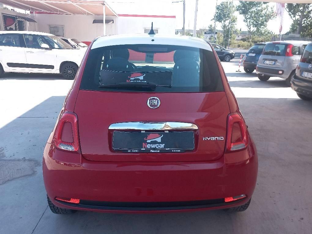Fiat 500 1.0 Hybrid Connect BICOLORE KM 49800 GARANZIA TOTALE SENSORI