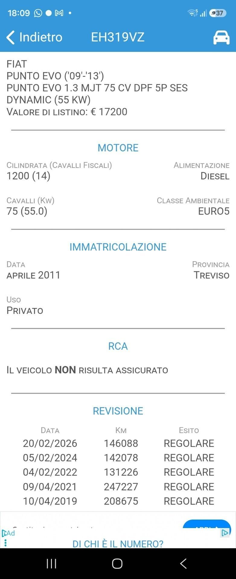 Fiat Grande Punto 1.3 MJT 75 CV 5 porte S&S Actual