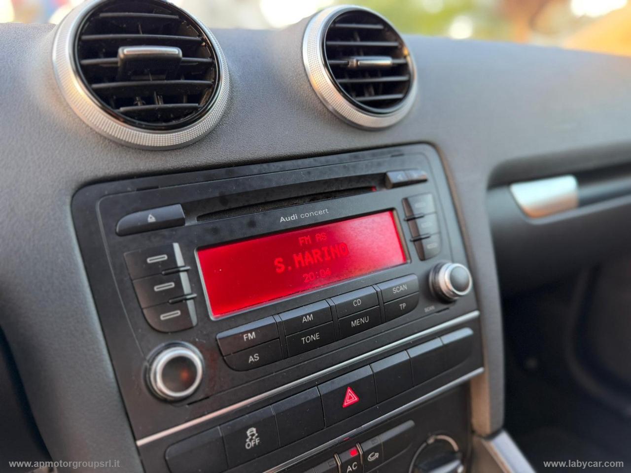 AUDI A3 1.6 TDI 90 CV CR FAP Ambiente